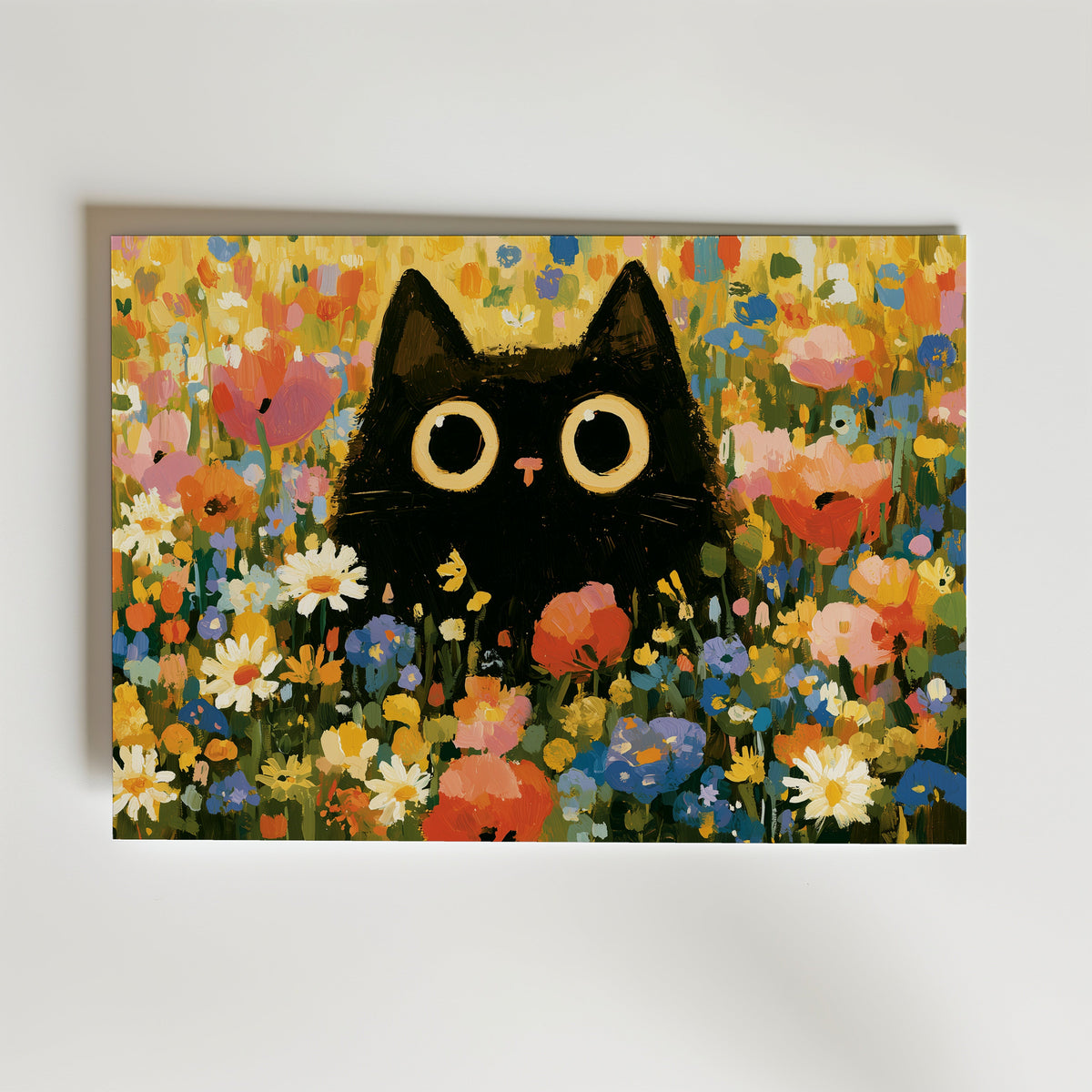 Blomsterängen Poster – canvas utan passepartout