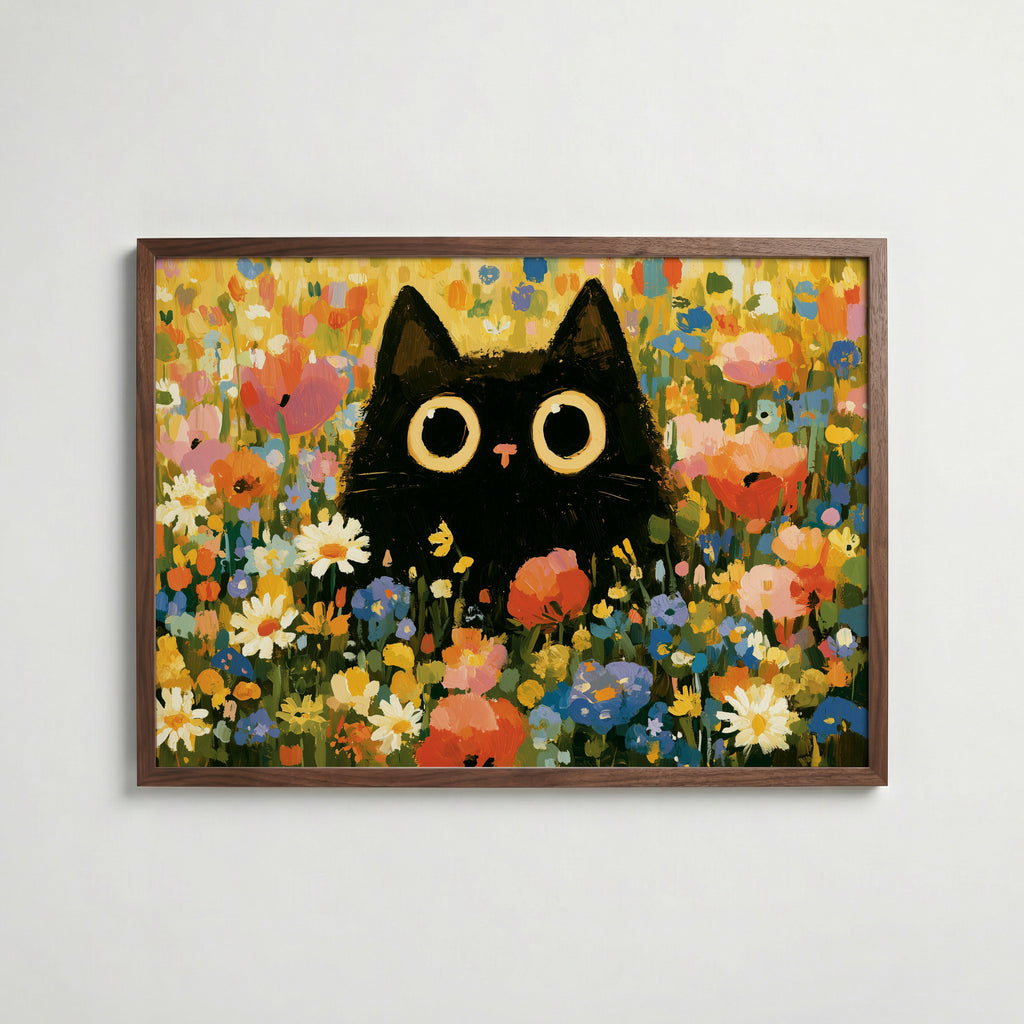 Blomsterängen Poster – valnötsram