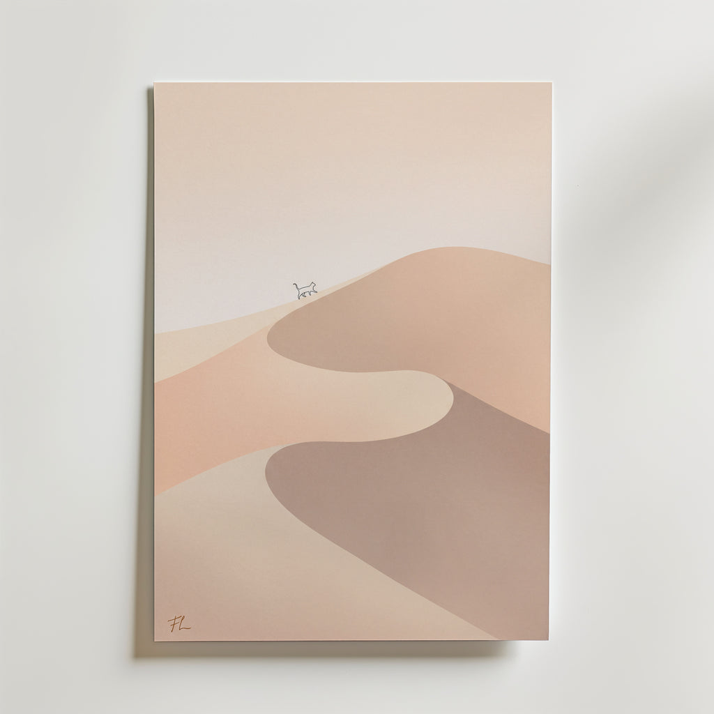 Freja Lund – Klitter – canvas utan passepartout