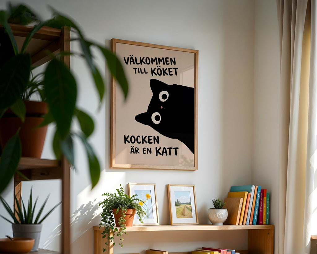 Kocken Är En Katt Poster – i rum 1