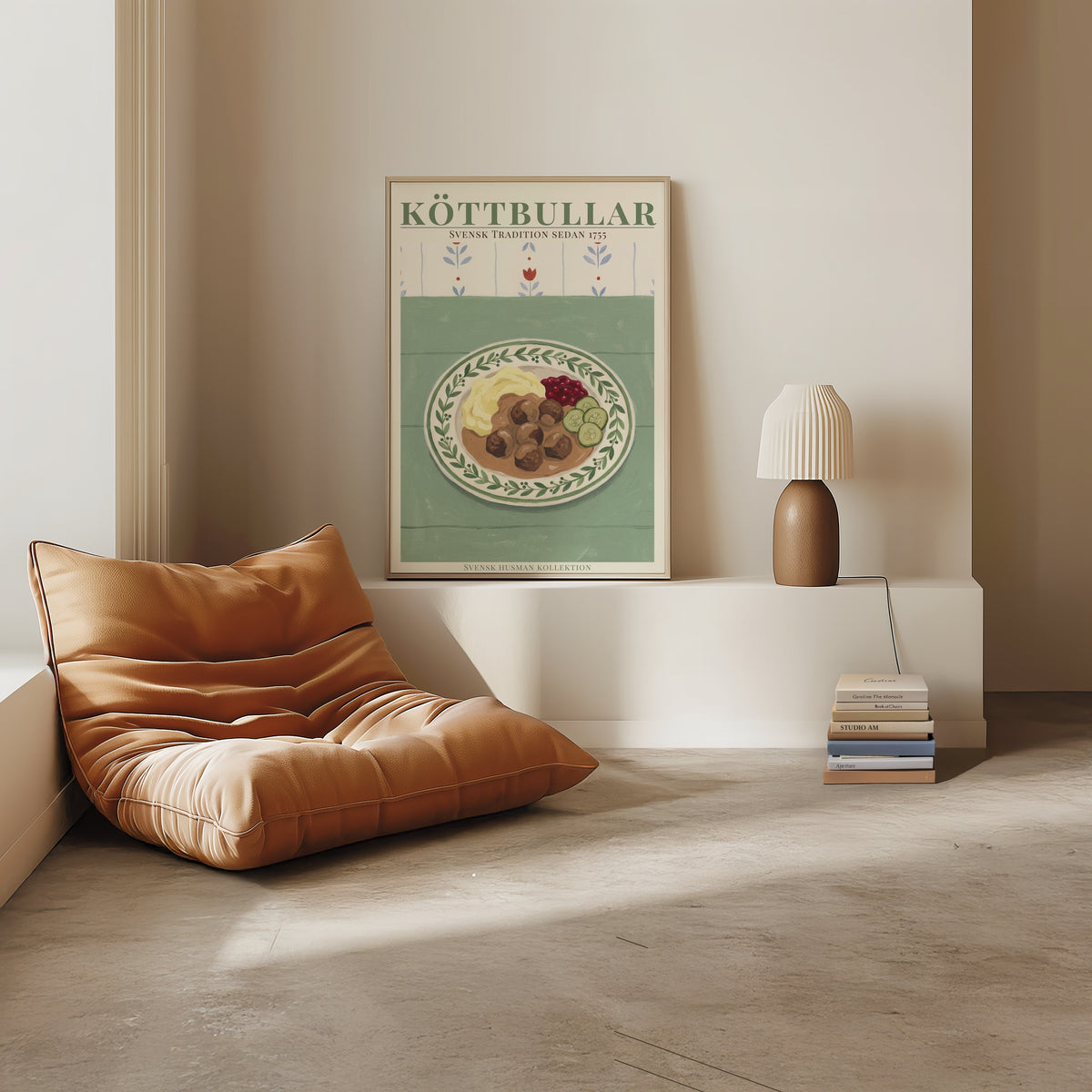 Kottbullar Poster i ram pa vagg i rum - Bozetto