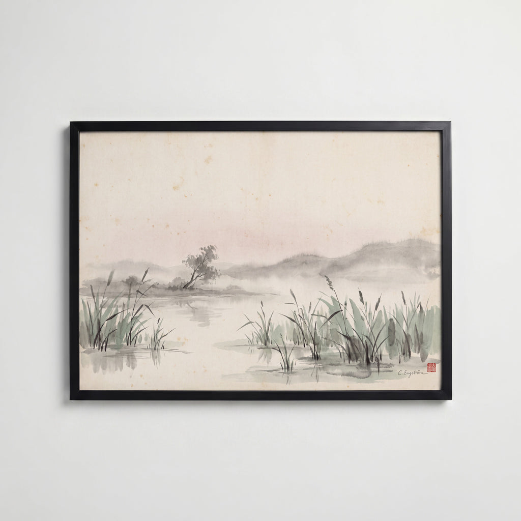 Lakeside By Caroline Engström – svart ram