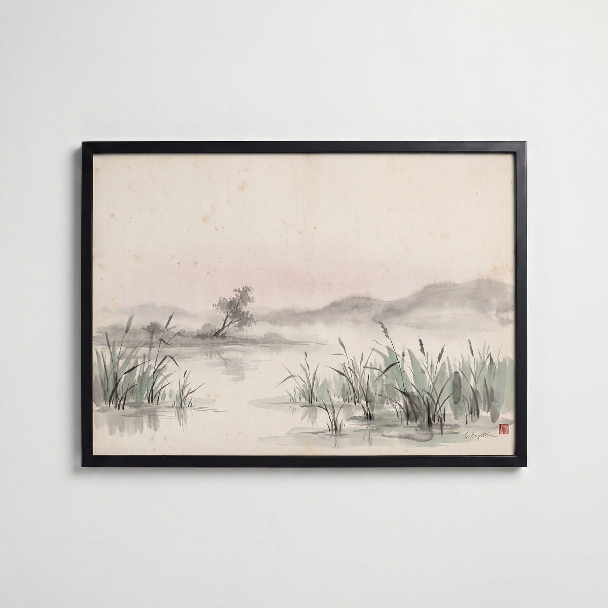 Lakeside By Caroline Engström – svart ram