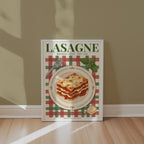Lasagne poster i stilrent hem med modern inredning – Bozetto i hög tryckkvalitet