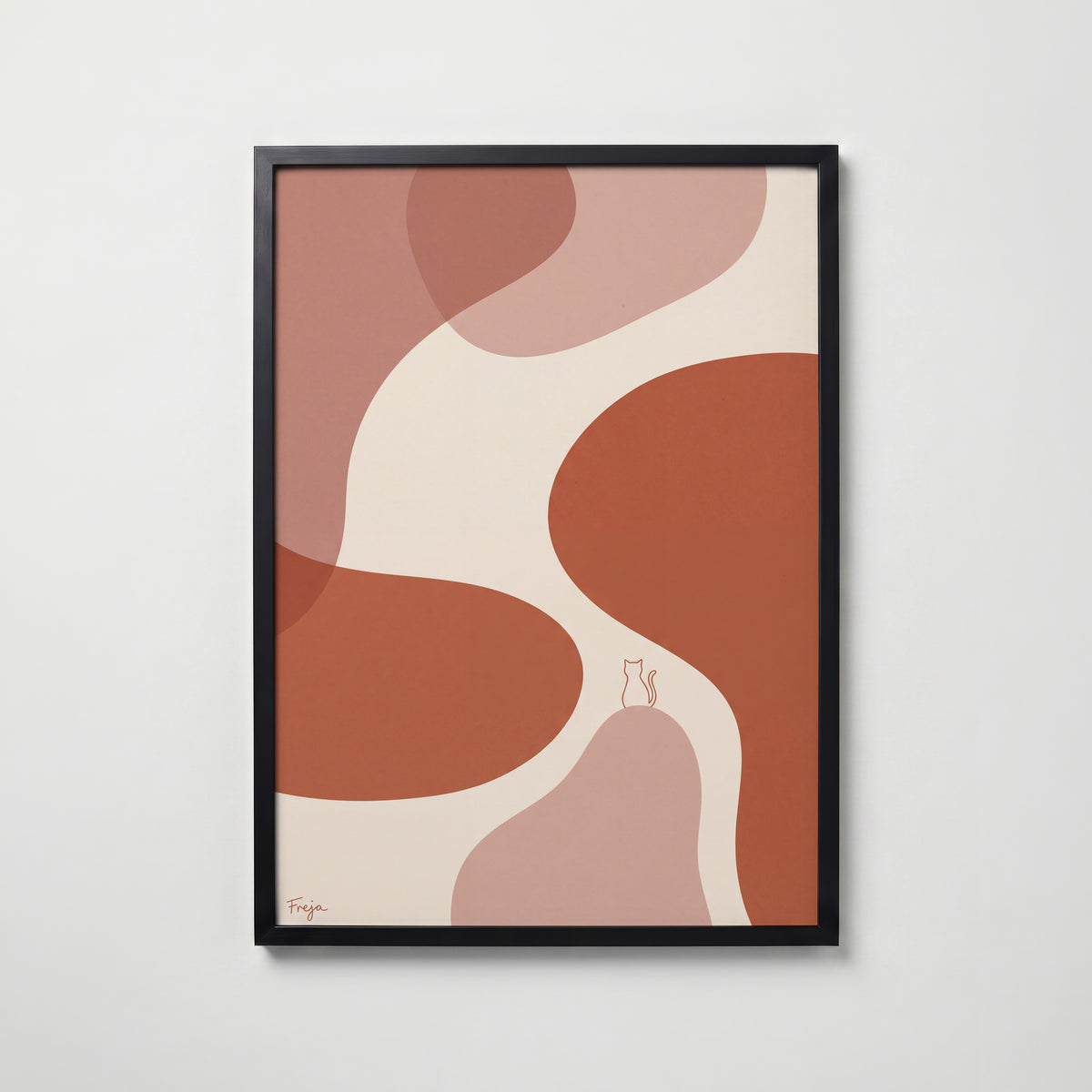 Freja Lund – Ler – svart ram