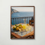 Limoncello på Terrassen Poster – valnötsram