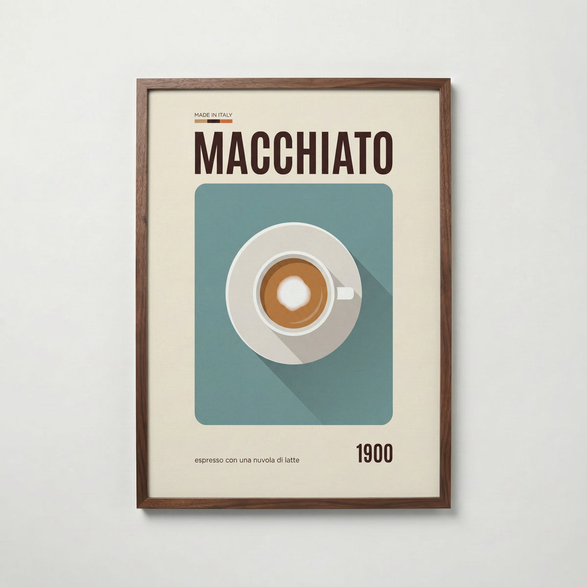Caffè Macchiato Poster – valnötsram