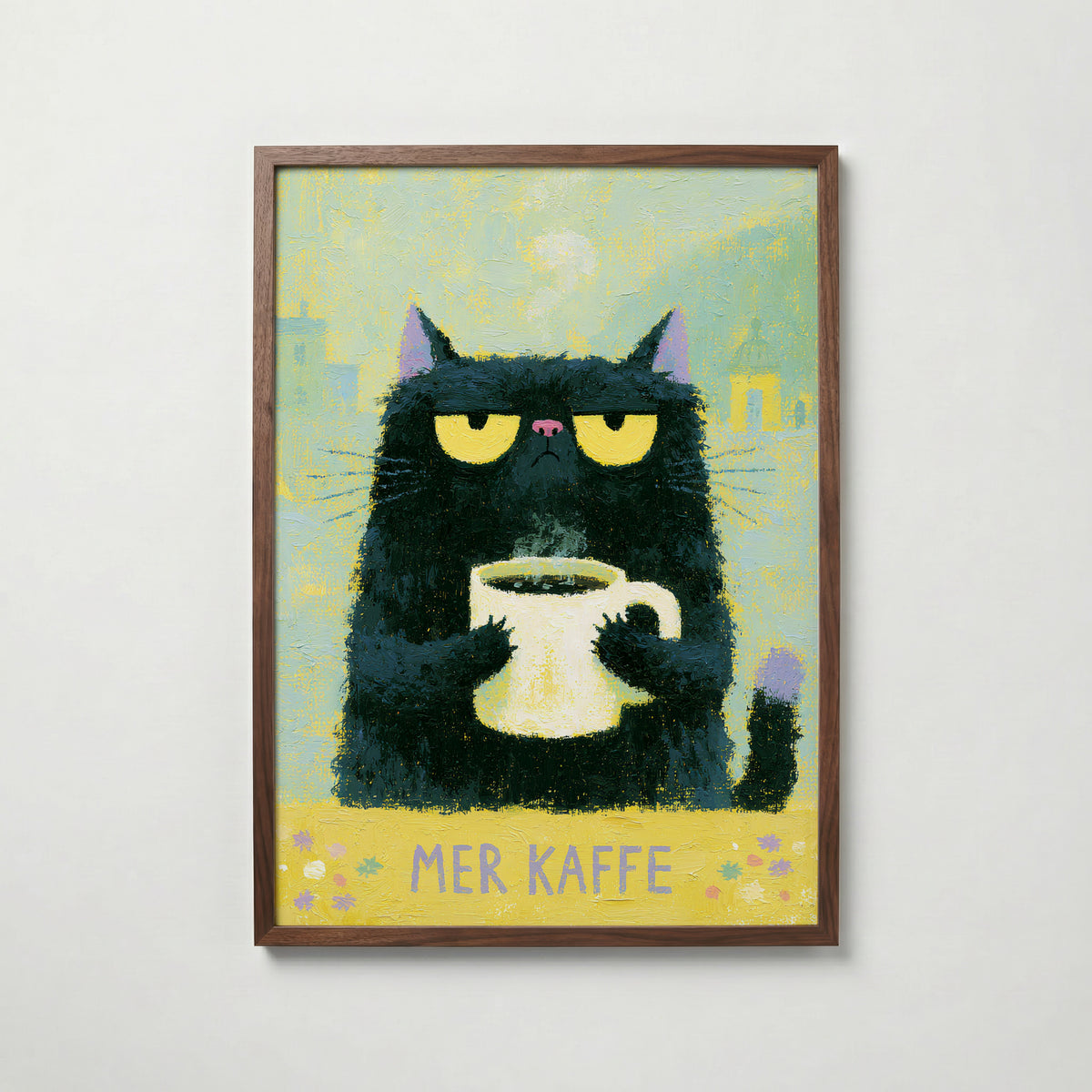 Mer Kaffe Poster – valnötsram