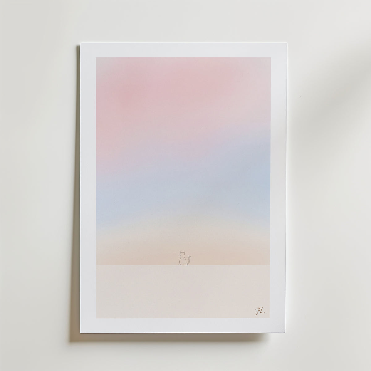 Freja Lund – Morgenlys – med passepartout