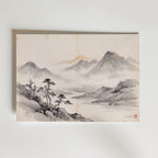 Mountains By Caroline Engström – canvas utan passepartout