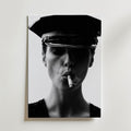 Noir Smoke Poster – canvas utan passepartout