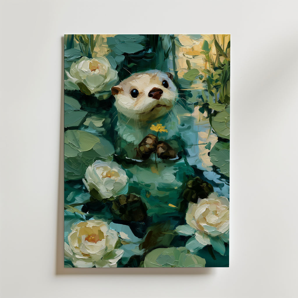 River Otter – canvas utan passepartout