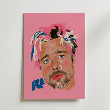 Paint Splash Portrait Poster – canvas utan passepartout