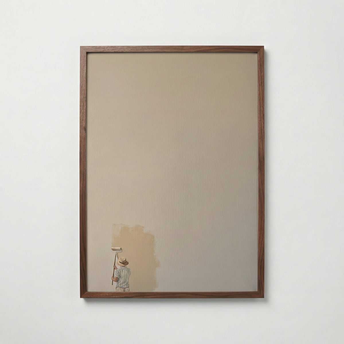 Painting Over The Past Poster – valnötsram