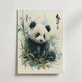 Japan Panda – canvas utan passepartout