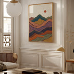Painted Peaks Poster – i rum 3
