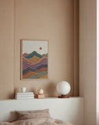 Painted Peaks Poster – i rum 5