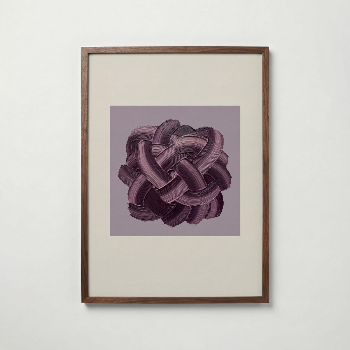 Plum Knot Poster – valnötsram