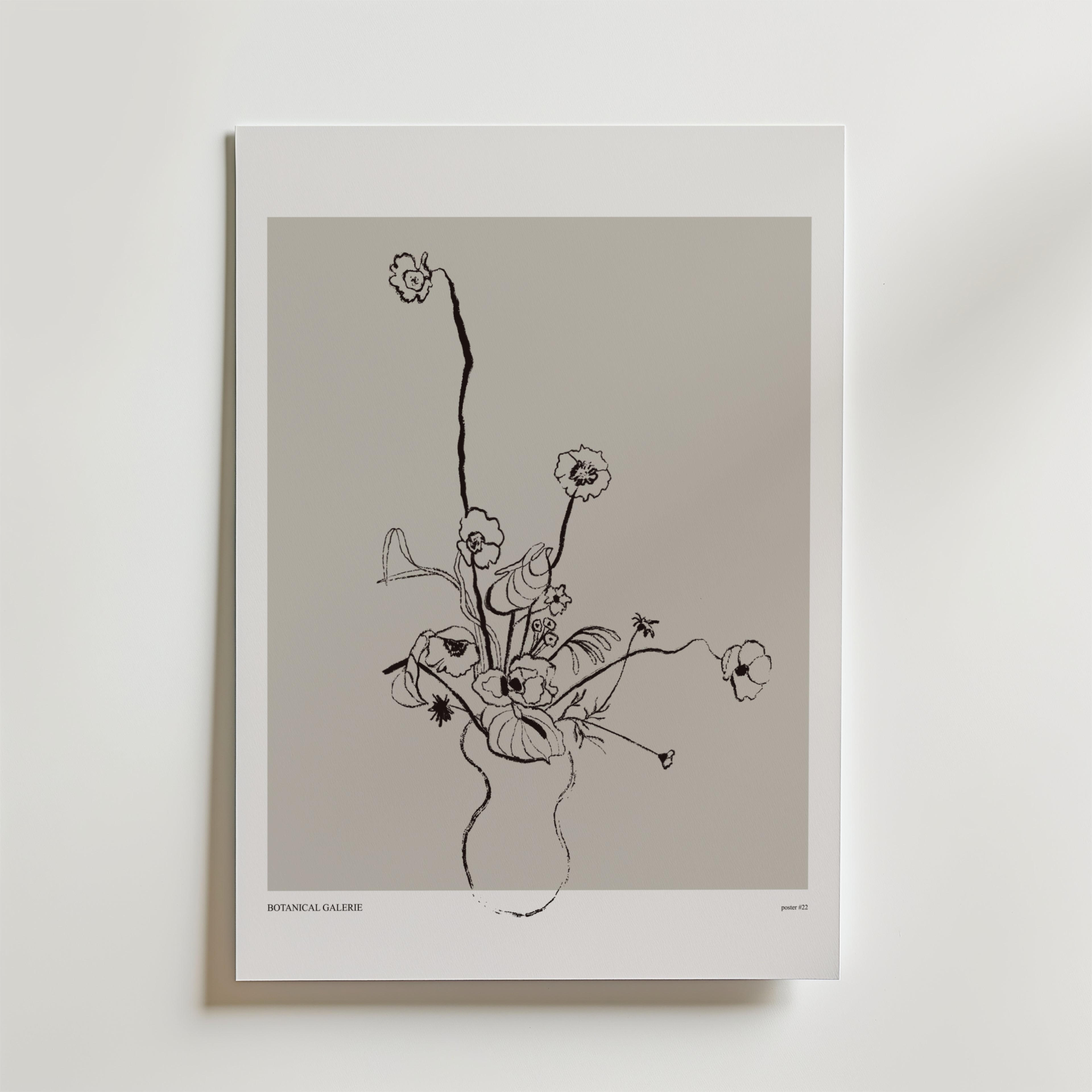 Floral Reverie – stilfullt konsttryck från Bozetto, tryckt på matt finpapper i hög tryckkvalitet