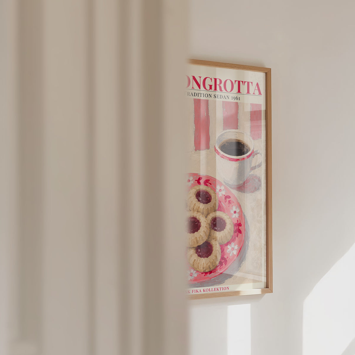 Hallongrotta Poster – väggvideo
