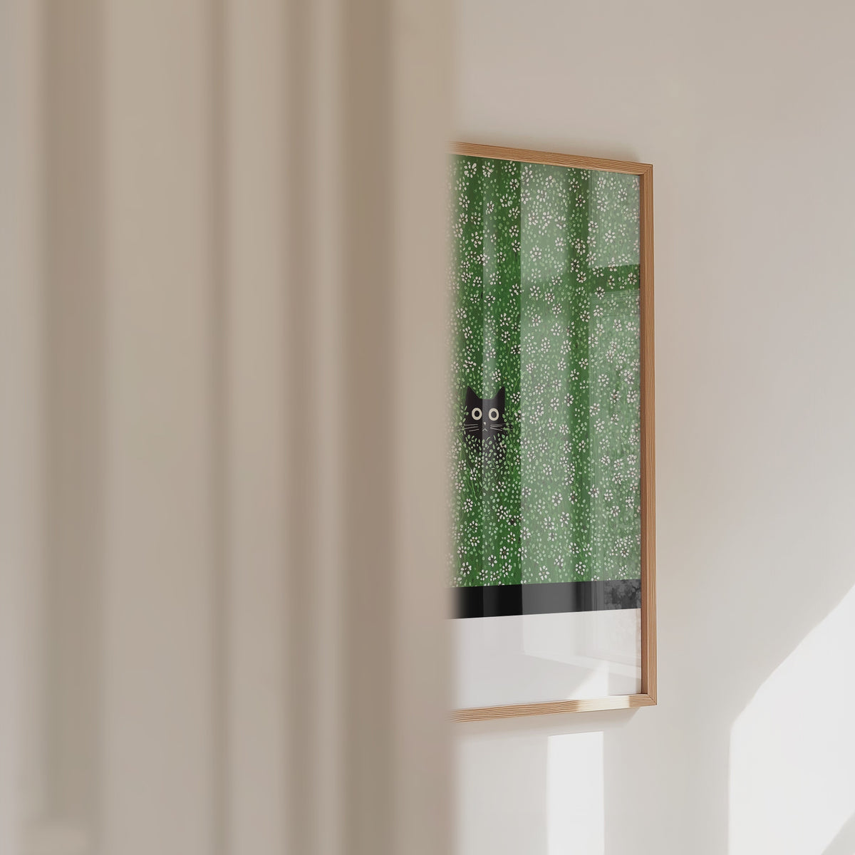 Hidden Meadow Cat Poster – väggvideo