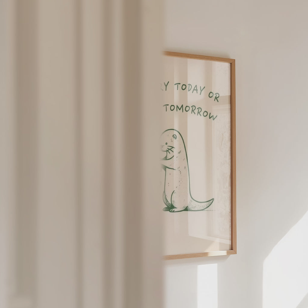 Laundry Today or Naked Tomorrow Poster – väggvideo