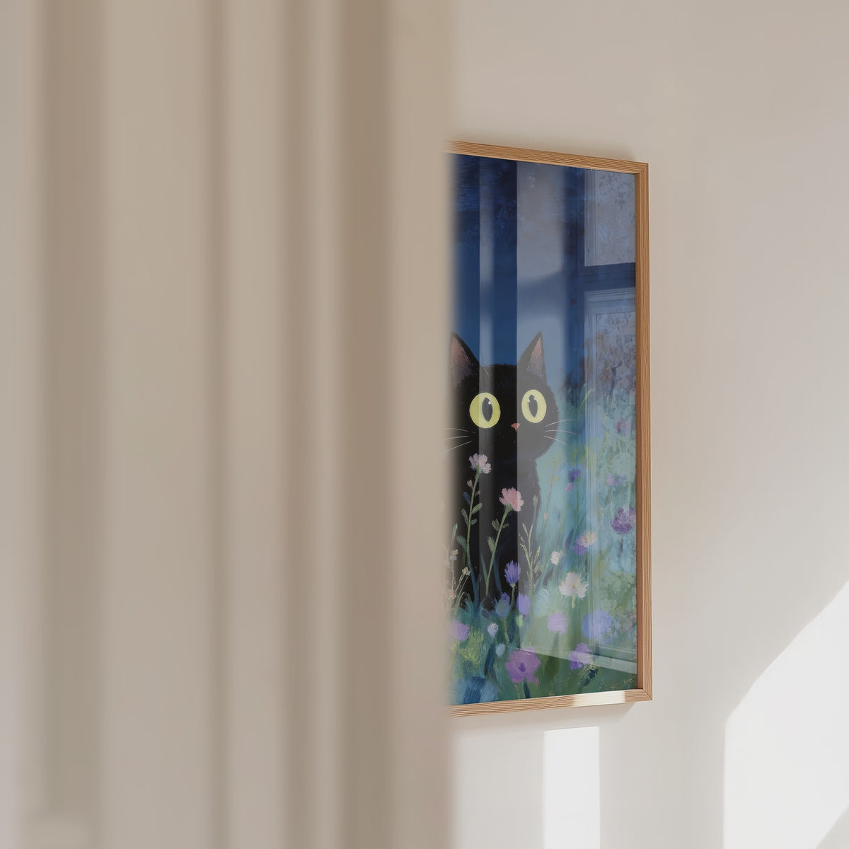 Blue Hour Cat Poster – väggvideo