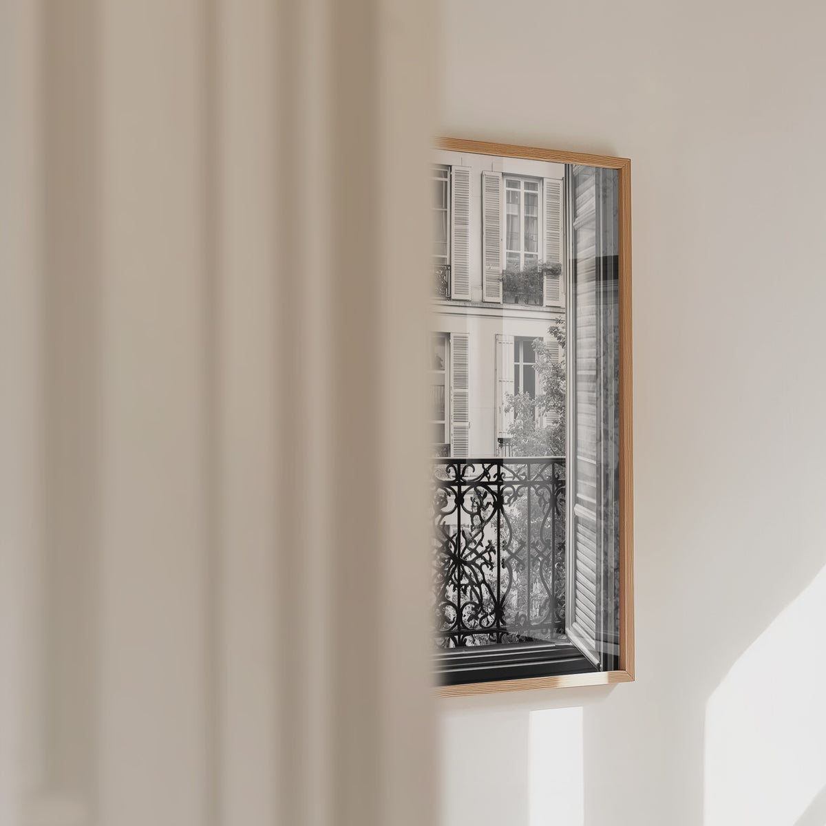 Vintage Paris Balcony Poster – väggvideo