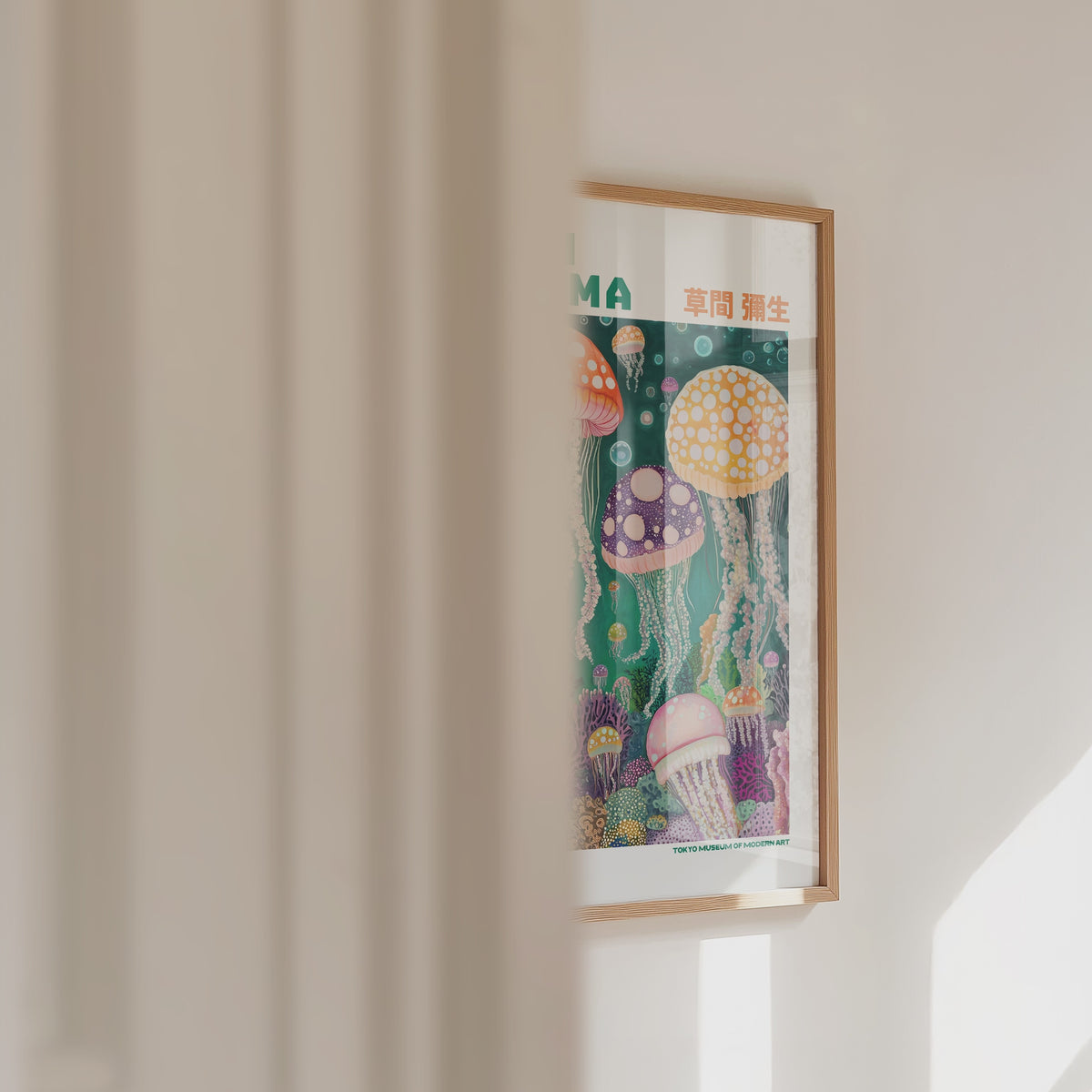 Yayoi Kusama Deep Sea Jellyfish Symphony Poster