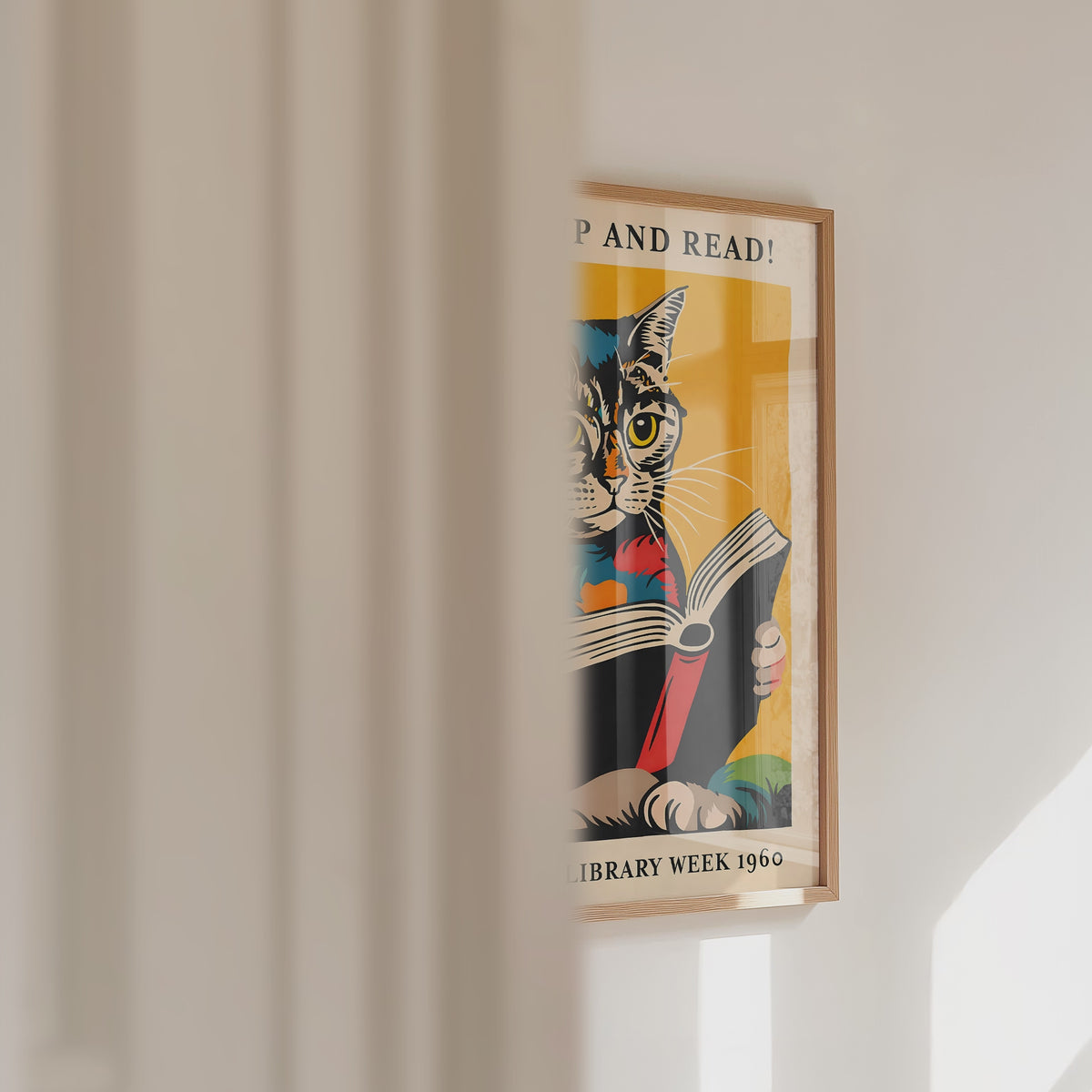 Wake Up and Read Poster – väggvideo