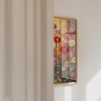 Gustav Klimt Floral Reverie Garden Poster