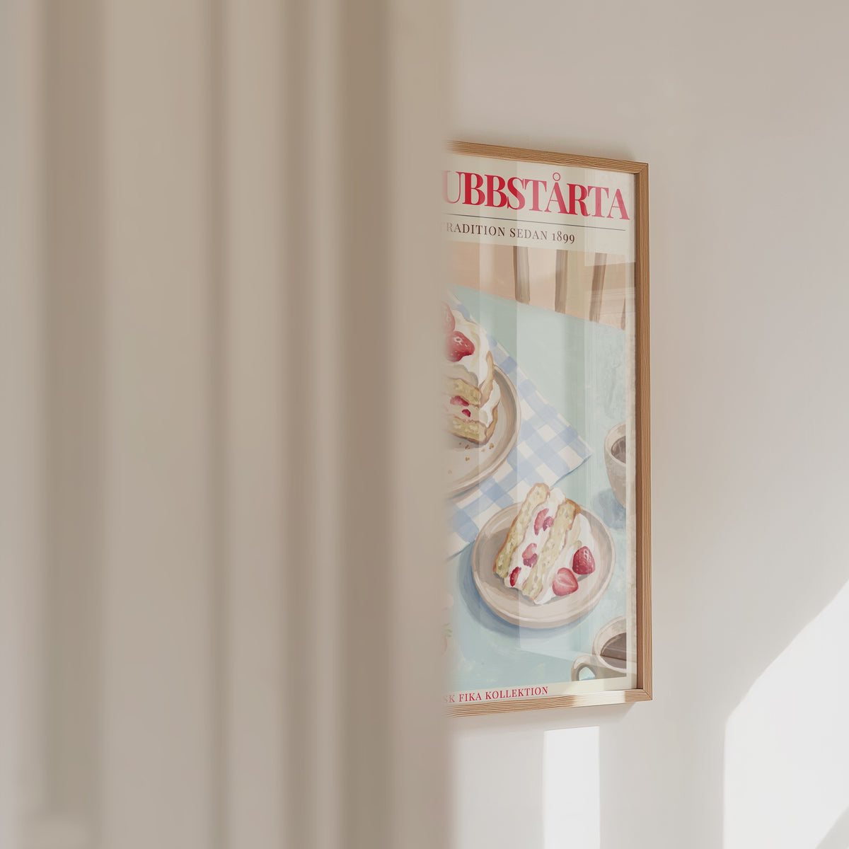 Jordgubbstårta Poster – väggvideo