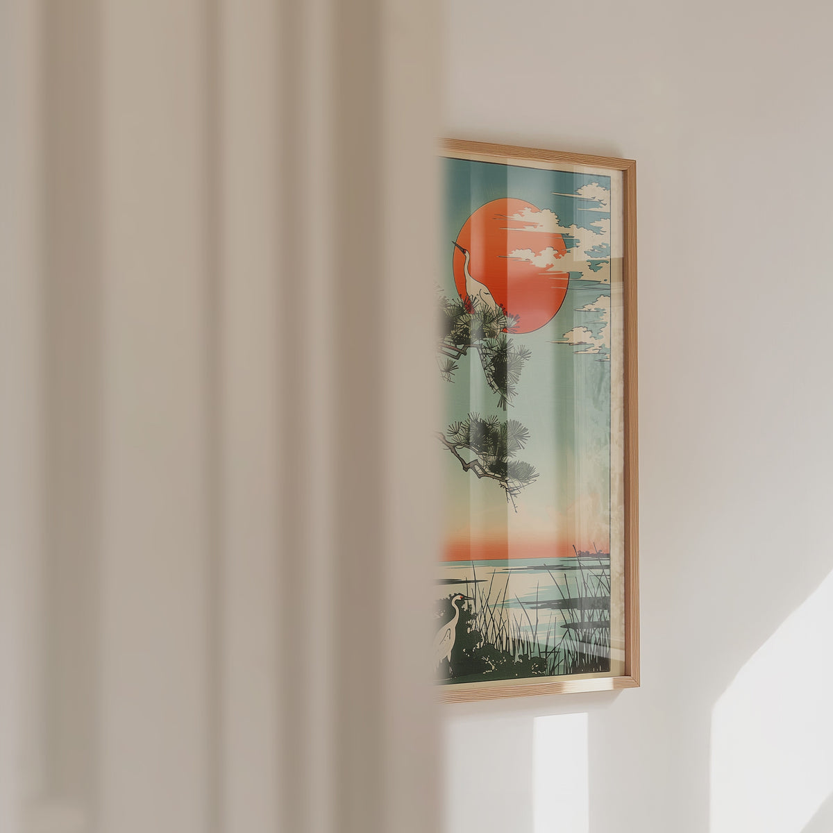 Japanese Crane Poster