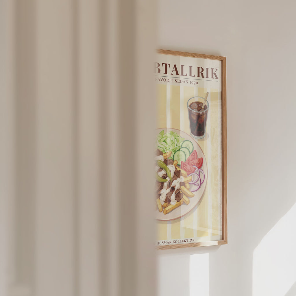 Kebabtallrik Poster – väggvideo