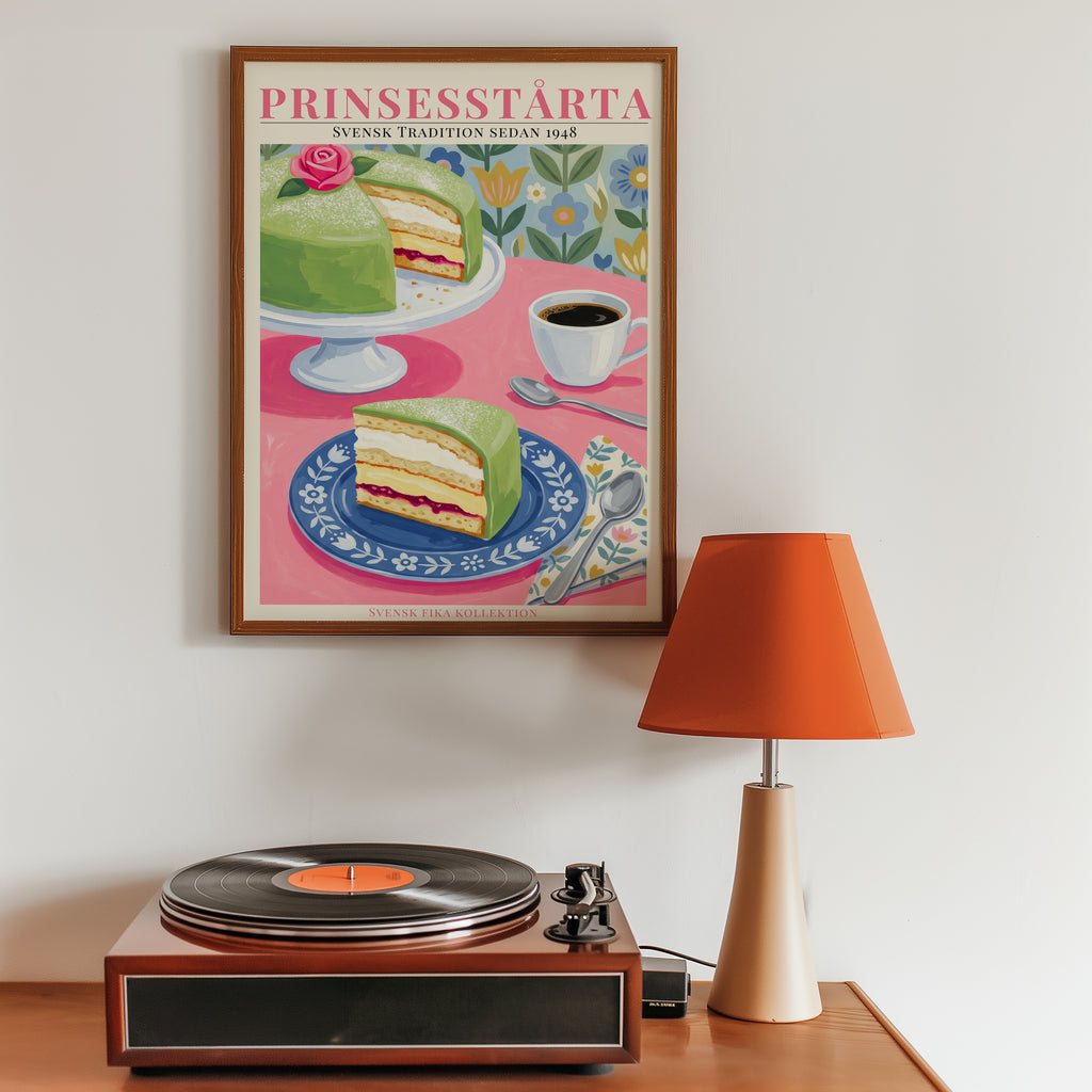 Prinsesstårta Poster i inrett rum – Bozetto