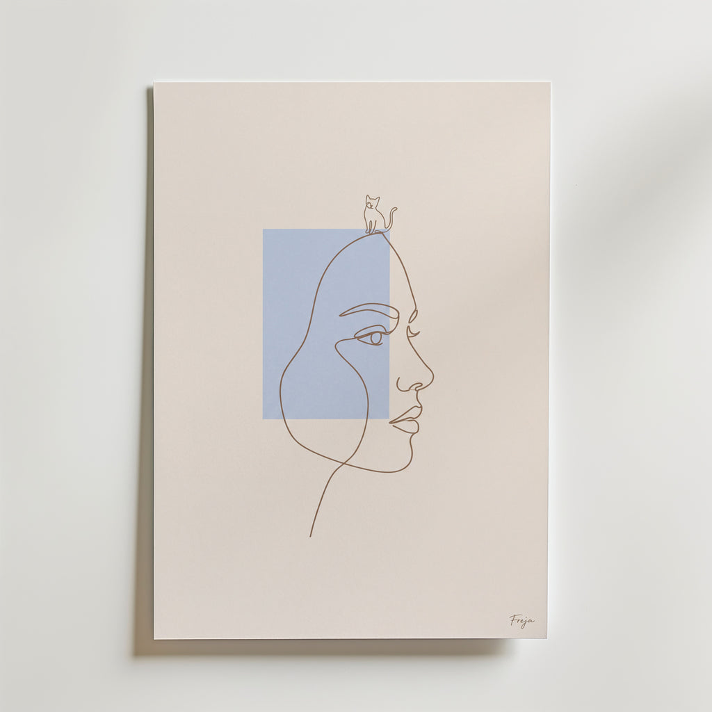 Freja Lund – Profil – canvas utan passepartout