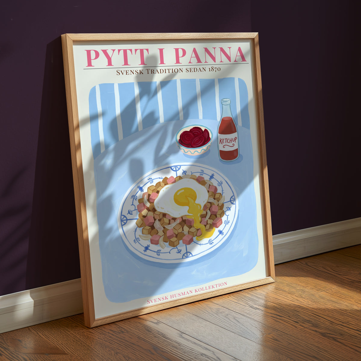 Pytt i Panna poster i inredningsmiljö från Bozetto i hög kvalitet