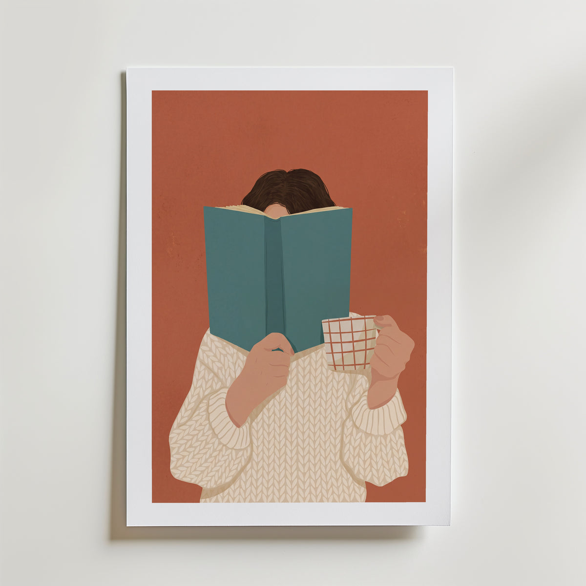 Reading Time Poster – med passepartout
