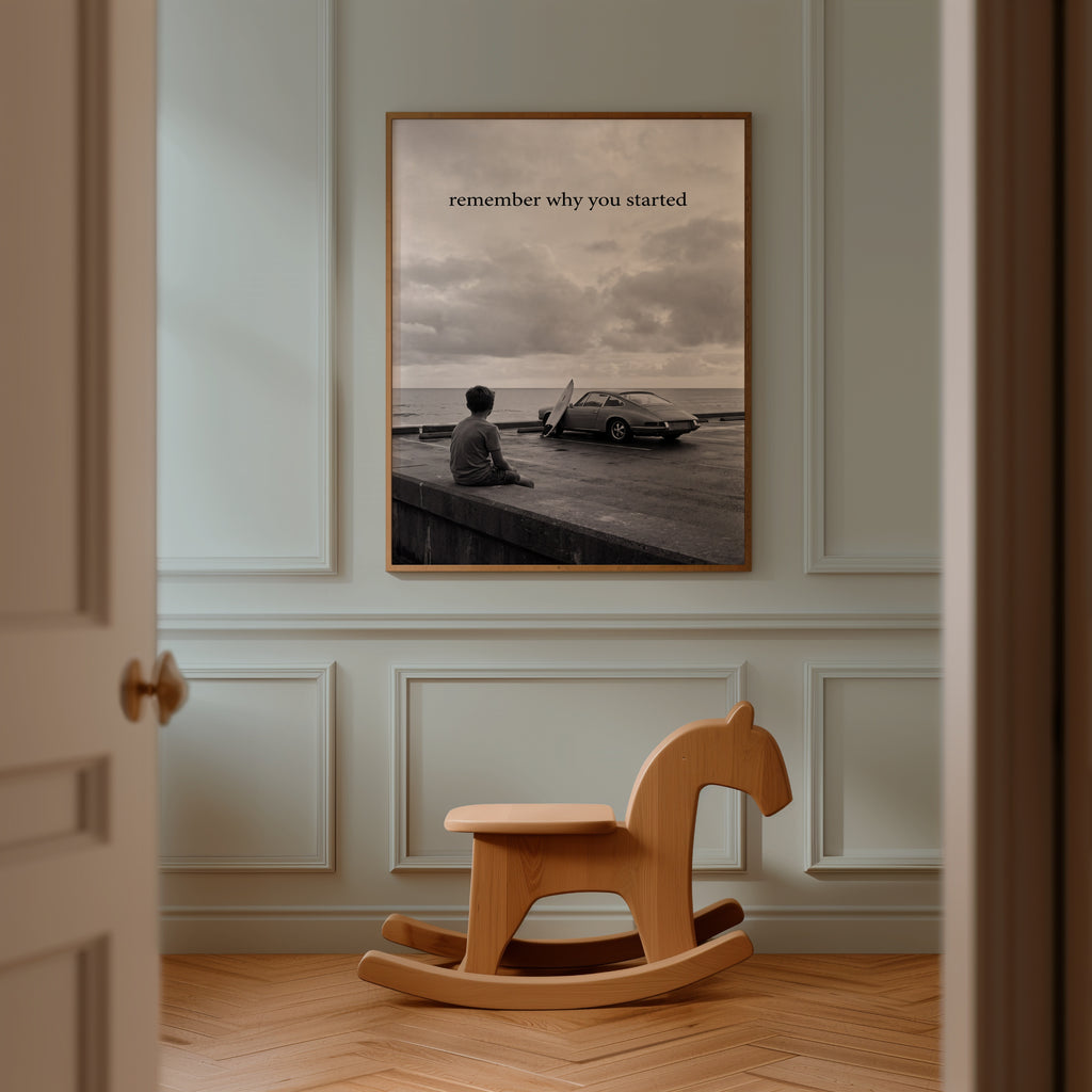 Remember Why You Started Poster – i rum 1