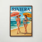Riviera Poster – valnötsram
