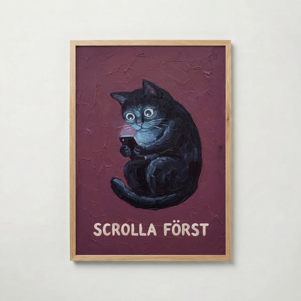 Scrolla Först Poster – ekram