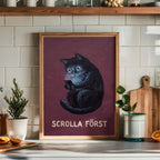Scrolla Först Poster – i rum 1