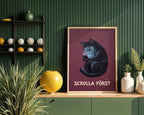 Scrolla Först Poster – i rum 4