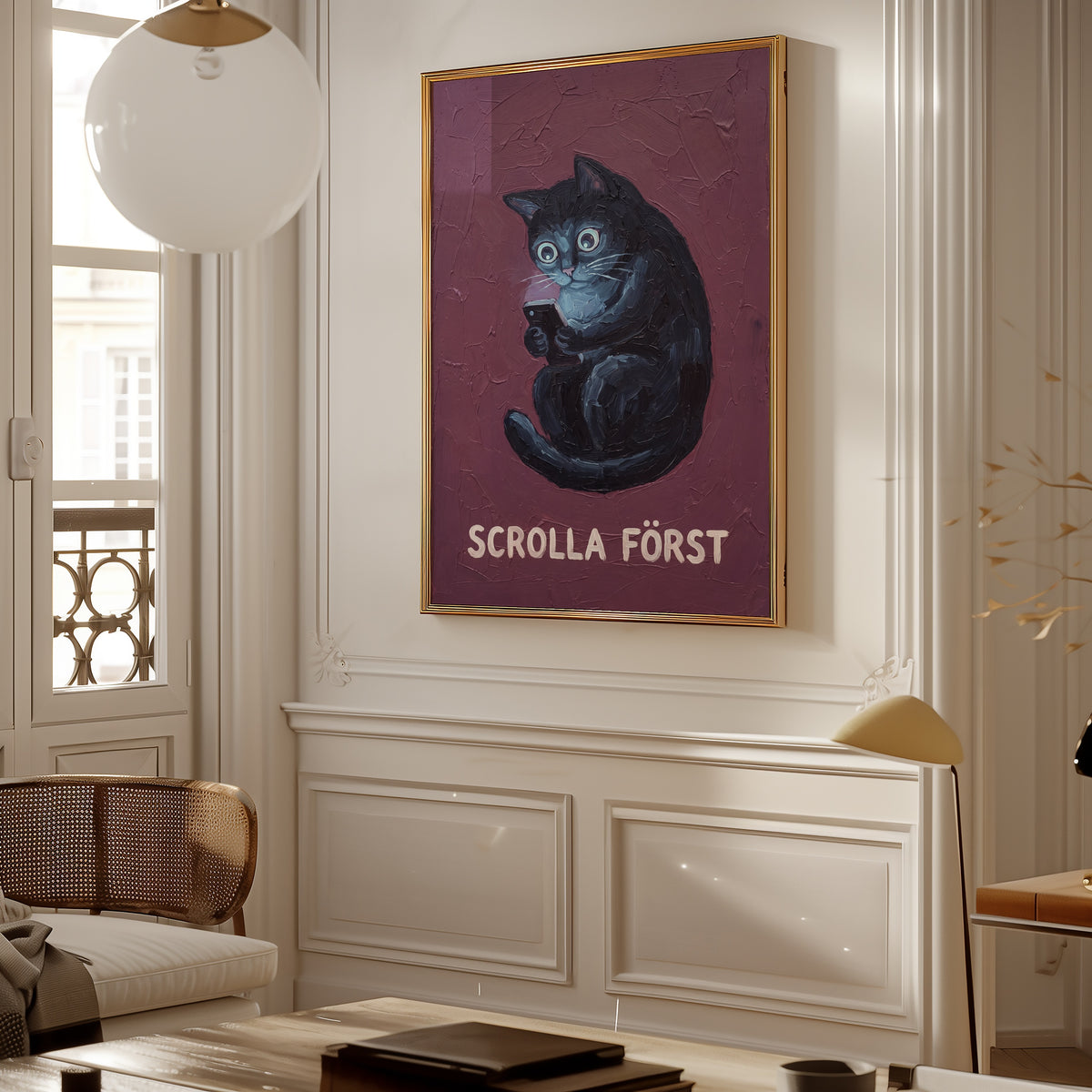 Scrolla Först Poster – i rum 5