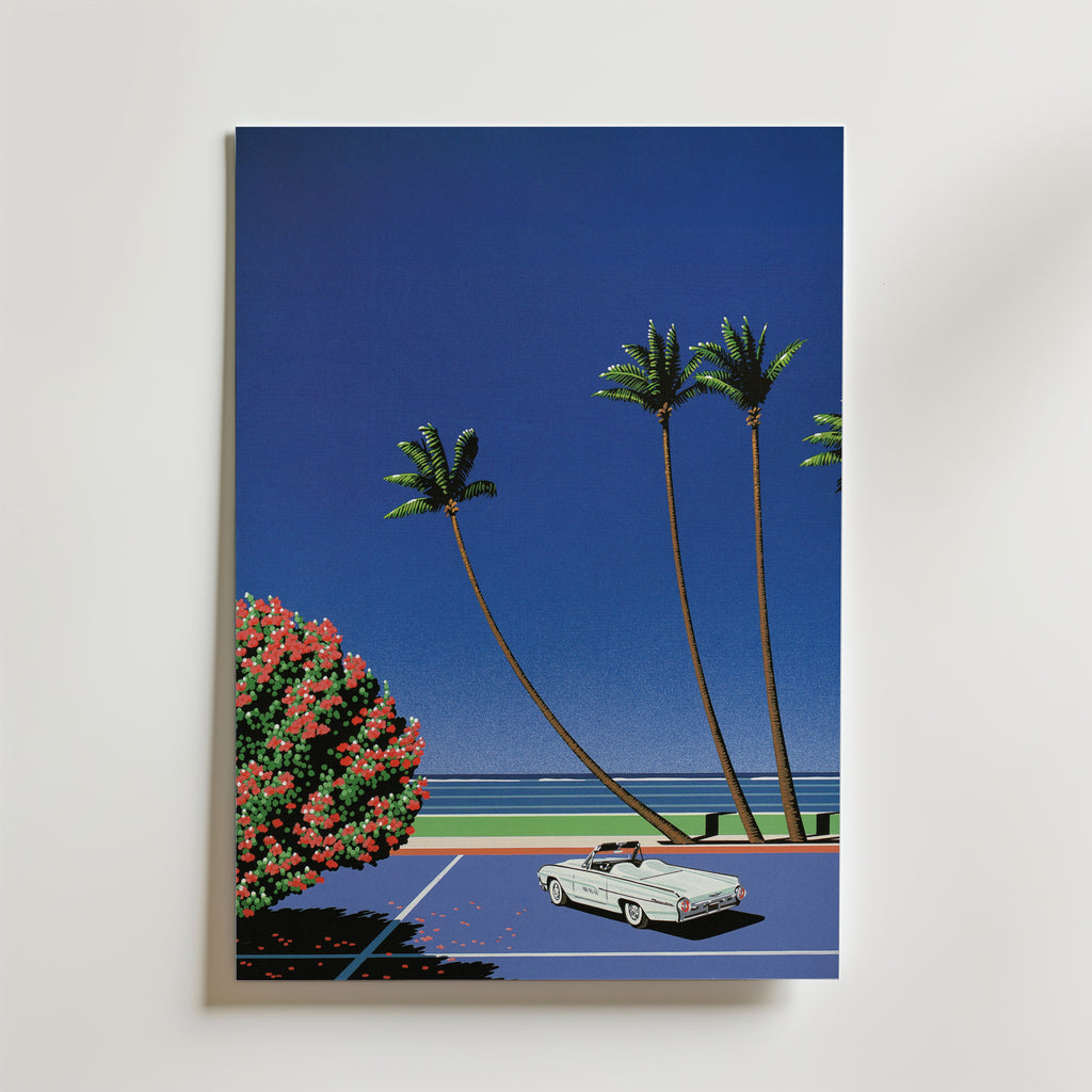Hiroshi Nagai Seaside Drive - utan passepartout