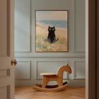Seaside Meadow Cat Poster room view 4
