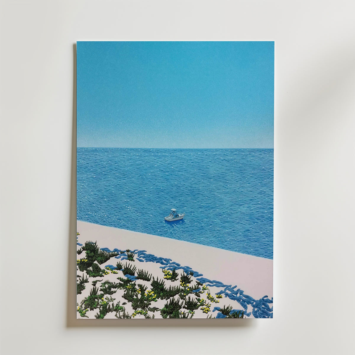 Hiroshi Nagai Solitude by the Sea Poster utan passepartout