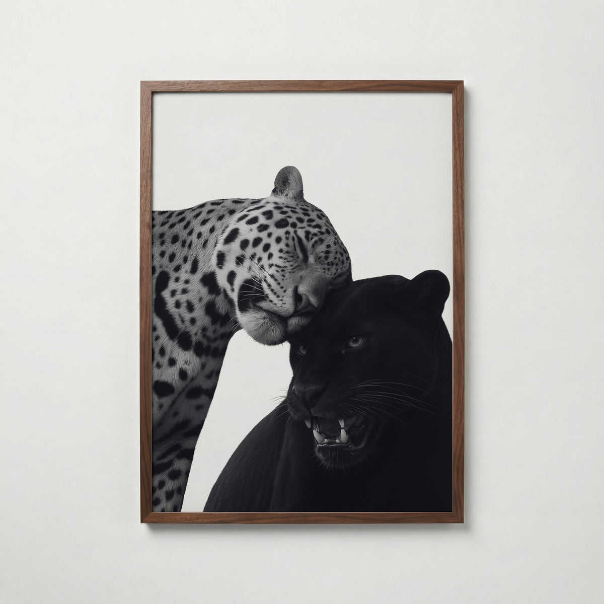 Spots and Shadow Poster – valnötsram