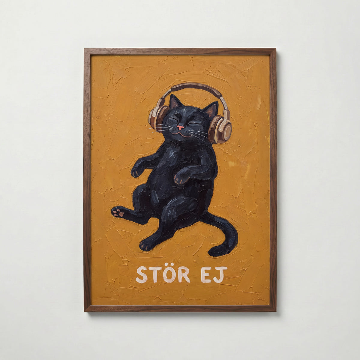 Stör Ej Poster – valnötsram