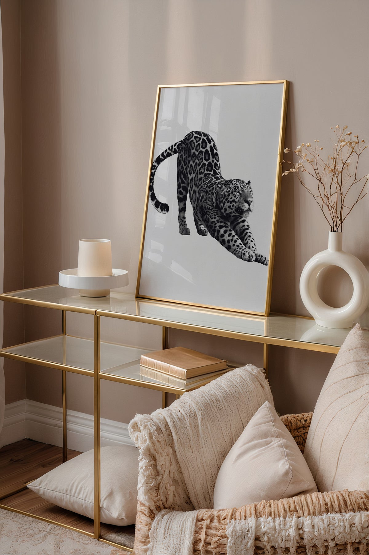 Stretching Leopard Poster – i rum 4